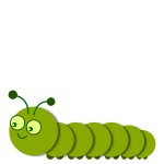 Smiling Caterpillar legged, linear